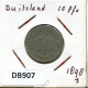 10 PFENNIG 1898 J ALEMANIA Moneda GERMANY #DB907.E.A - 10 Pfennig