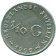 1/10 GULDEN 1966 NIEDERLÄNDISCHE ANTILLEN SILBER Koloniale Münze #NL12711.3.D.A - Antilles Néerlandaises