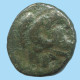 Authentique ORIGINAL GREC ANCIEN Pièce 2g/13mm #AG168.12.F.A - Griechische Münzen