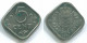 5 CENTS 1975 ANTILLES NÉERLANDAISES Nickel Colonial Pièce #S12260.F.A - Netherlands Antilles
