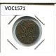 1787 UTRECHT VOC DUIT NIEDERLANDE OSTINDIEN NY COLONIAL PENNY #VOC1571.10.D.A - Indes Néerlandaises