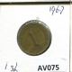 1 SCHILLING 1967 AUSTRIA Moneda #AV075.E.A - Oesterreich
