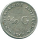 1/10 GULDEN 1966 NETHERLANDS ANTILLES SILVER Colonial Coin #NL12767.3.U.A - Netherlands Antilles