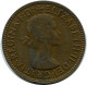 HALF PENNY 1959 UK GRANDE-BRETAGNE GREAT BRITAIN Pièce #AZ688.F.A - C. 1/2 Penny