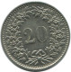 20 RAPPEN 1970 SWITZERLAND Coin HELVETIA #AD966.2.U.A - Autres & Non Classés