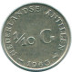 1/10 GULDEN 1963 NIEDERLÄNDISCHE ANTILLEN SILBER Koloniale Münze #NL12566.3.D.A - Niederländische Antillen