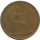 PENNY 1963 UK GROßBRITANNIEN GREAT BRITAIN Münze #AG900.1.D.A - D. 1 Penny