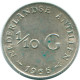 1/10 GULDEN 1966 ANTILLES NÉERLANDAISES ARGENT Colonial Pièce #NL12812.3.F.A - Antilles Néerlandaises