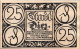 25 PFENNIG 1920 Stadt DIEZ Hesse-Nassau DEUTSCHLAND Notgeld Banknote #PF979 - Lokale Ausgaben
