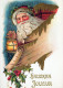 BABBO NATALE Natale Vintage Cartolina CPSM #PAJ755.IT - Kerstman