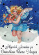 ANGELO Buon Anno Natale Vintage Cartolina CPSM #PAH274.IT - Angels