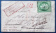 Petite Lettre Ouverte De Voeux Tarif Carte De Visite à 5c N°20 5c Vert Obl Càd 31 Dec 1864 Pour EINVILLE Puis LUNEVILLE - 1862 Napoléon III