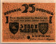 25 PFENNIG 1922 Stadt WARIN Mecklenburg-Schwerin UNC DEUTSCHLAND Notgeld #PI871 - [11] Lokale Uitgaven