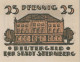 25 PFENNIG 1922 Stadt STERNBERG Mecklenburg-Schwerin UNC DEUTSCHLAND #PI946 - [11] Lokale Uitgaven