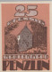25 PFENNIG 1922 Stadt PENZLIN Mecklenburg-Schwerin DEUTSCHLAND Notgeld #PJ139 - [11] Emissions Locales