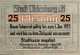 25 PFENNIG 1922 Stadt OLDENBURG IN HOLSTEIN UNC DEUTSCHLAND #PI020 - [11] Emissions Locales