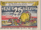 25 PFENNIG 1922 Stadt BÜTZOW Mecklenburg-Schwerin UNC DEUTSCHLAND Notgeld #PA342 - [11] Local Banknote Issues