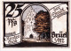25 PFENNIG 1922 Stadt BRÜEL Mecklenburg-Schwerin DEUTSCHLAND Notgeld #PJ130 - [11] Local Banknote Issues