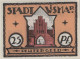 25 PFENNIG 1921 Stadt WISMAR Mecklenburg-Schwerin UNC DEUTSCHLAND Notgeld #PI874 - [11] Local Banknote Issues