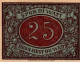 25 PFENNIG 1921 Stadt SCHNEVERDINGEN Hanover DEUTSCHLAND Notgeld Banknote #PF929 - [11] Emissions Locales