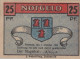 25 PFENNIG 1921 Stadt PASEWALK Pomerania UNC DEUTSCHLAND Notgeld Banknote #PB483 - [11] Local Banknote Issues