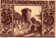 25 PFENNIG 1921 Stadt PADERBORN Westphalia DEUTSCHLAND Notgeld Banknote #PG214 - [11] Emissions Locales