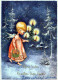ENGEL WEIHNACHTSFERIEN Feiern & Feste Vintage Ansichtskarte Postkarte CPSM #PAH145.DE - Angels