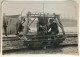 Photo Ancienne - Snapshot - Train - Broyeur électrique - Ferroviaire - Chemin De Fer - Transport - Chantier - Métier - Trains