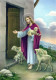CRISTO SANTO Cristianesimo Religione Vintage Cartolina CPSM #PBP756.IT - Jezus