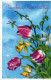 FLOWERS Vintage Ansichtskarte Postkarte CPA #PKE257.DE - Flowers