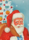 PÈRE NOËL NOËL Fêtes Voeux Vintage Carte Postale CPSM #PAJ819.FR - Santa Claus