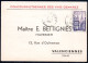 VALENCIENNES Nord Carte Concours-étrennes Des Vins Demarez Pour Maître Bettignies, Huissier 1955 - Conde Sur Escaut