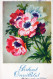 FLORES Vintage Tarjeta Postal CPA #PKE692.ES - Fleurs