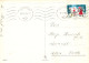 Feliz Año Navidad MUÑECO DE NIEVE Vintage Tarjeta Postal CPSM #PAZ674.ES - Año Nuevo
