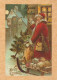 SANTA CLAUS CHRISTMAS Holidays Vintage Postcard CPSM #PAK853.GB - Santa Claus