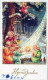 ANGEL CHRISTMAS Holidays Vintage Postcard CPSMPF #PAG704.GB - Anges