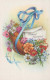 FLEURS Vintage Carte Postale CPSMPF #PKG055.FR - Flowers