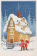 Bonne Année Noël GNOME Vintage Carte Postale CPSM #PBL648.FR - Neujahr