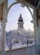 Bonne Année Noël ÉGLISE Vintage Carte Postale CPSM #PAY449.FR - Nouvel An