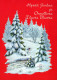 Bonne Année Noël Vintage Carte Postale CPSM #PAW563.FR - Nouvel An
