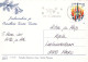 Bonne Année Noël BOUGIE Vintage Carte Postale CPSM #PAW073.FR - Nouvel An