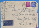 Allemagne Reich 1940 - Lettre Par Avion Avec Censure De Oberlenningen Aux USA - G33467 - Briefe U. Dokumente