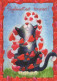 CAT KITTY Animals Vintage Postcard CPSM #PBQ913.GB - Chats