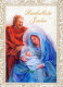 Virgen Mary Madonna Baby JESUS Christmas Religion Vintage Postcard CPSM #PBB913.GB - Vergine Maria E Madonne