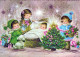JESUS CHRIST Baby JESUS Christmas Vintage Postcard CPSM #PBB983.GB - Jesus