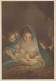 Virgen Mary Madonna Baby JESUS Christmas Religion Vintage Postcard CPSM #PBB786.GB - Virgen Mary & Madonnas