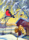 Happy New Year Christmas BIRD Vintage Postcard CPSM #PBB462.GB - Nouvel An