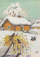 Happy New Year Christmas Vintage Postcard CPSM #PAW624.GB - New Year