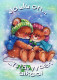 Happy New Year Christmas TEDDY BEAR Vintage Postcard CPSM #PAU886.GB - Nouvel An