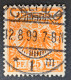 Deutsches Reich 1889, Mi 49ba Gestempelt Geprüft - Used Stamps